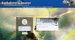 Desktop Screenshot of fotbalovymanazer.cz